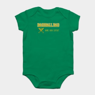 FUNNY BASEBALL DAD, FUNNY PUNS Baby Bodysuit